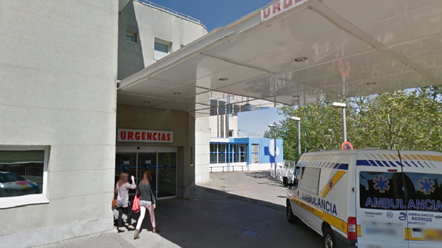 Entrada a urgencias del Hopistal Santos Reyes